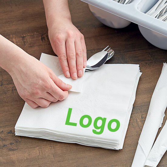 Custom logo NAPKINS Tissue for Business